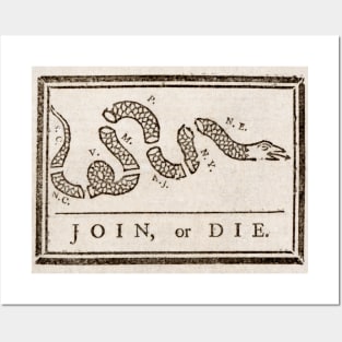 Join or Die Posters and Art